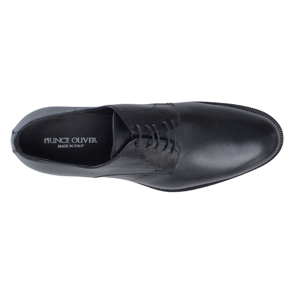 Derby Μαύρο Leather Shoes