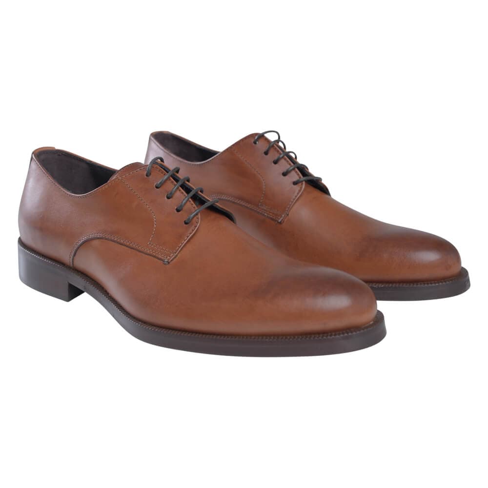 Derby Καφέ Leather Shoes