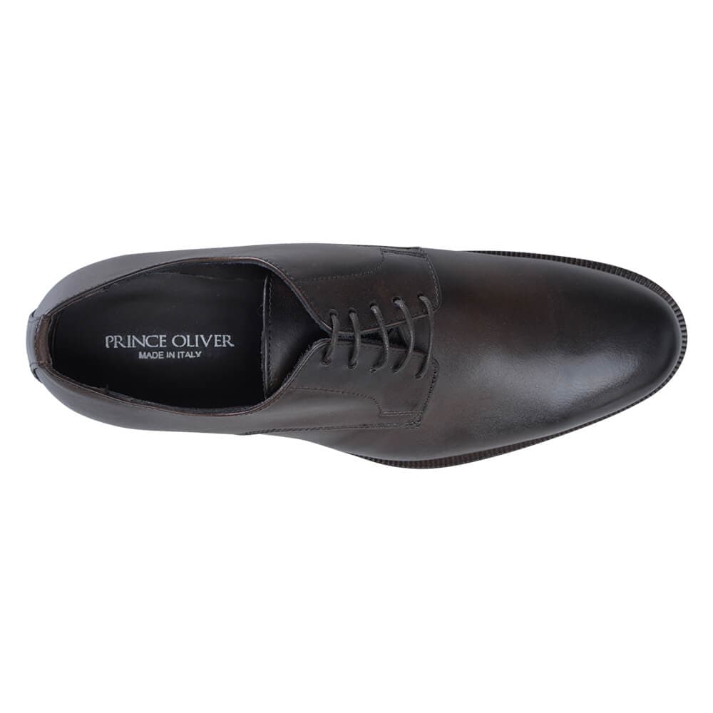 Derby Καφέ Σκούρο Leather Shoes