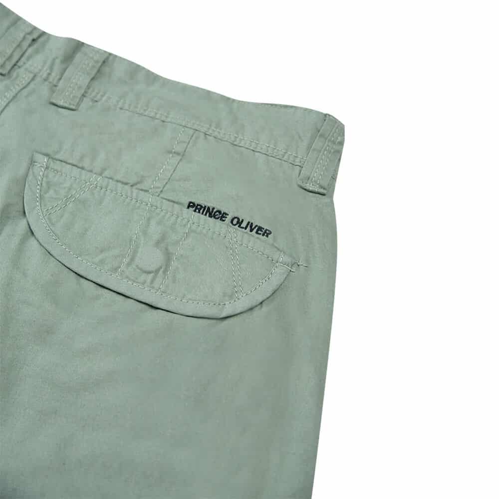 Βερμούδα Cargo Λαδί 100% Cotton (Modern Fit)