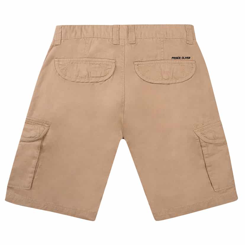 Βερμούδα Cargo Καμηλό 100% Cotton (Modern Fit)