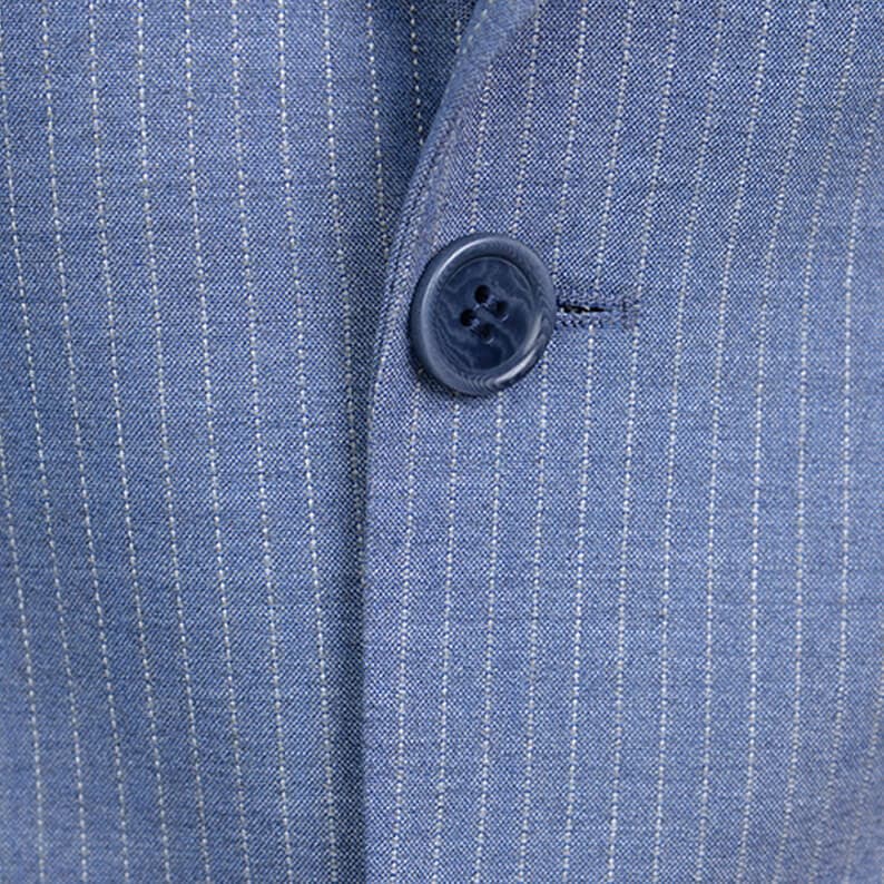 Κοστούμι Μπλε Ριγέ (Modern Fit)