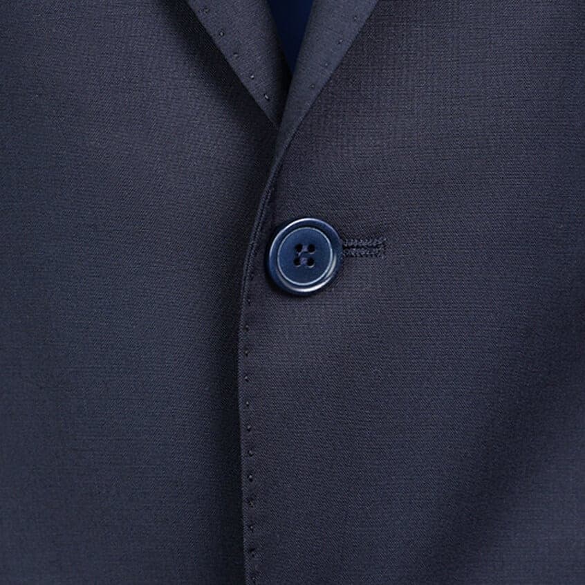 Κοστούμι Μπλε Σκούρο 100% Wool Super 120s (Modern Fit)