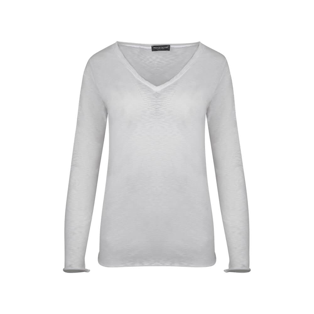 Γυναικεία Μπλούζα Μακρυμάνικη Λευκή