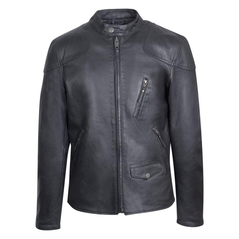 Men's Leather Jackets Prince Oliver Green