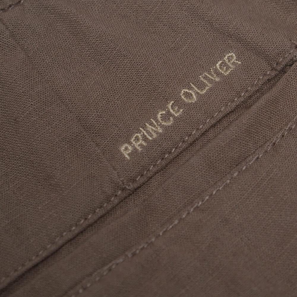 Βερμούδα Καφέ 100% Λινή (Modern Fit)