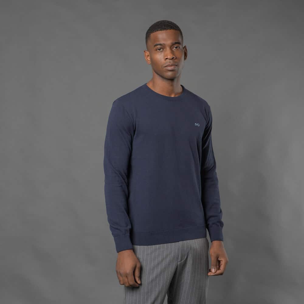 Men's Sweaters Prince Oliver Blue