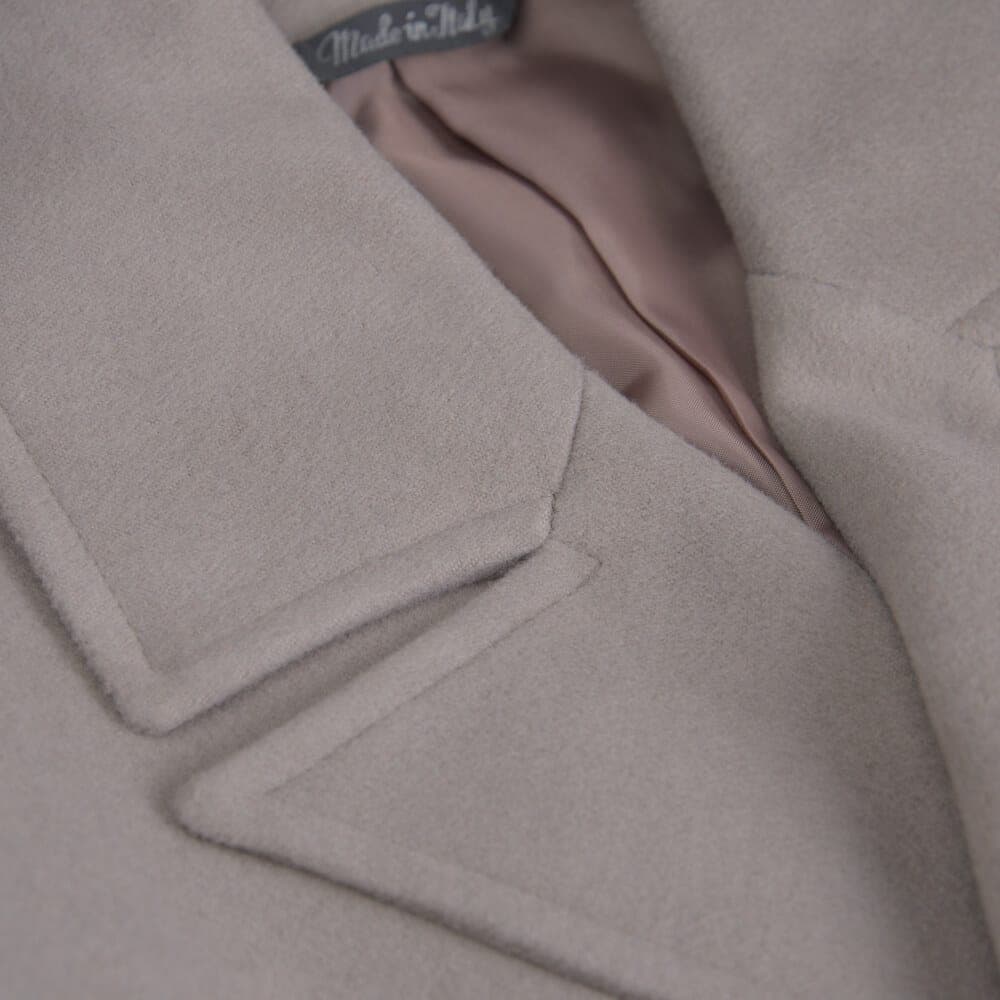 Ημίπαλτο Σταυροκουμπωτό Γκρι (Modern Fit)