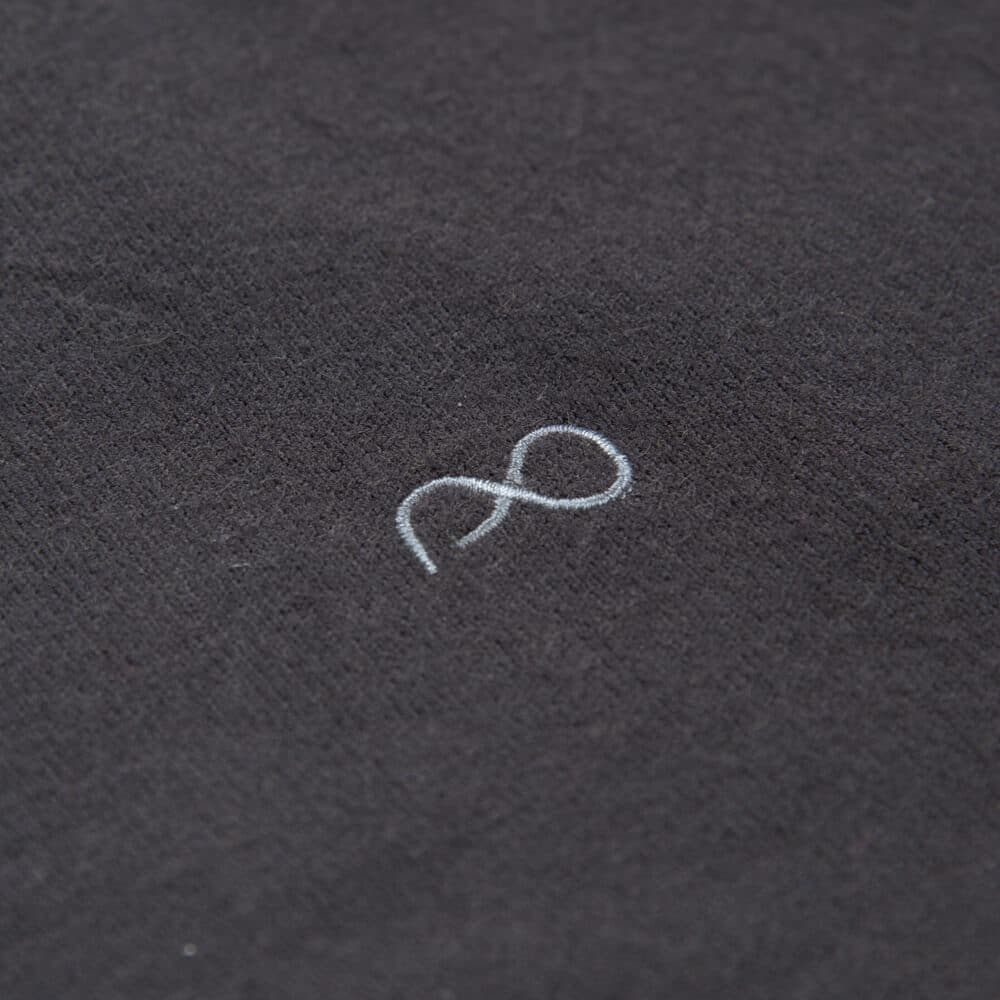 Premium Πουλόβερ Μαύρο Cashmere Blend Round Neck (Modern Fit)