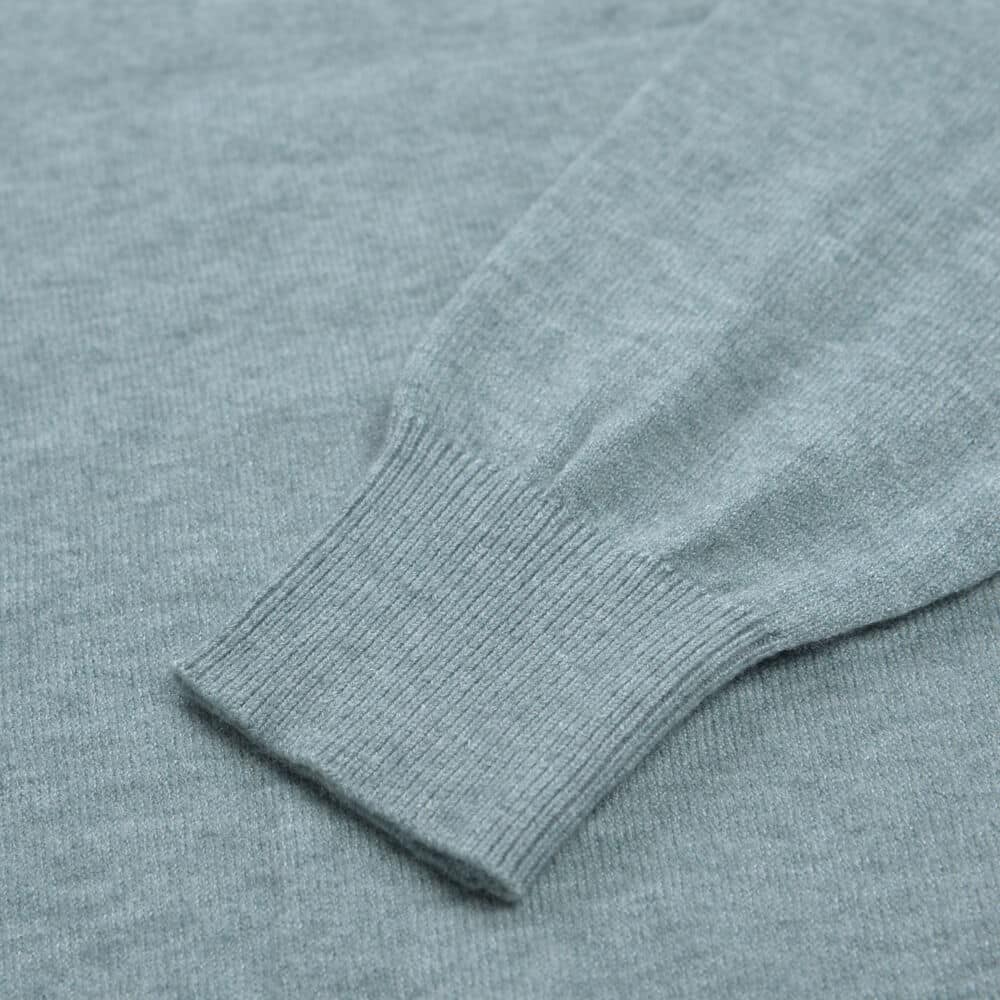 Premium Πουλόβερ Mint Cashmere Blend Round Neck (Modern Fit)