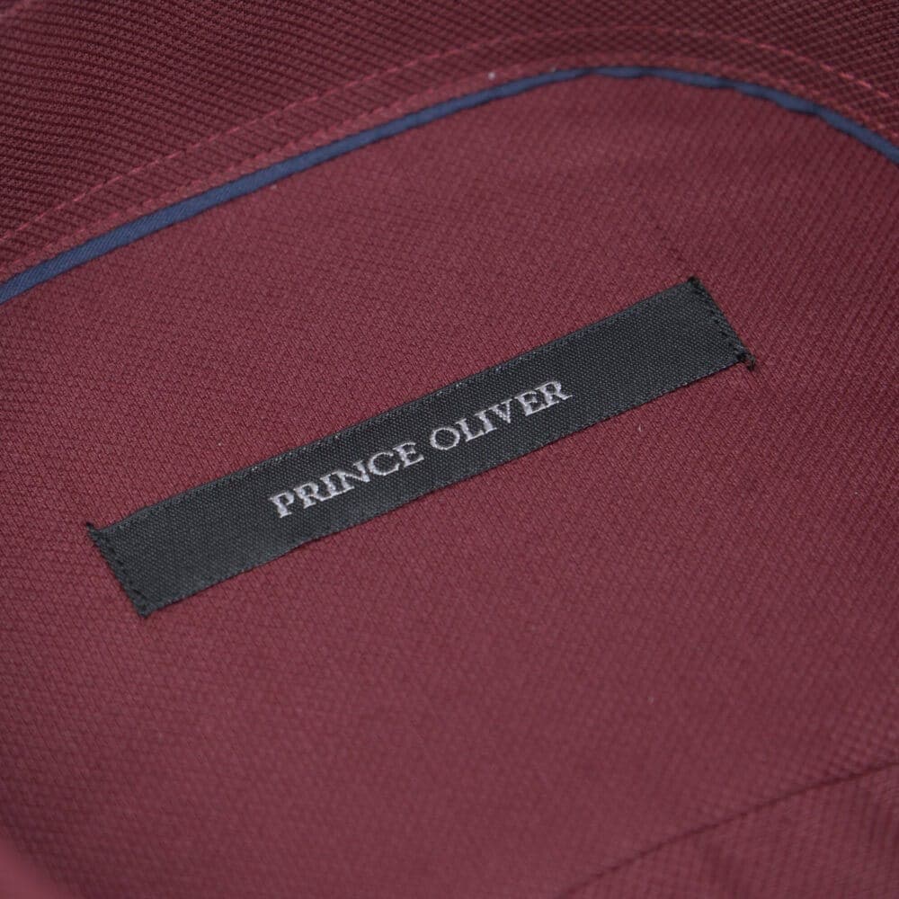 Πουκάμισο Μπορντώ (Modern Fit)