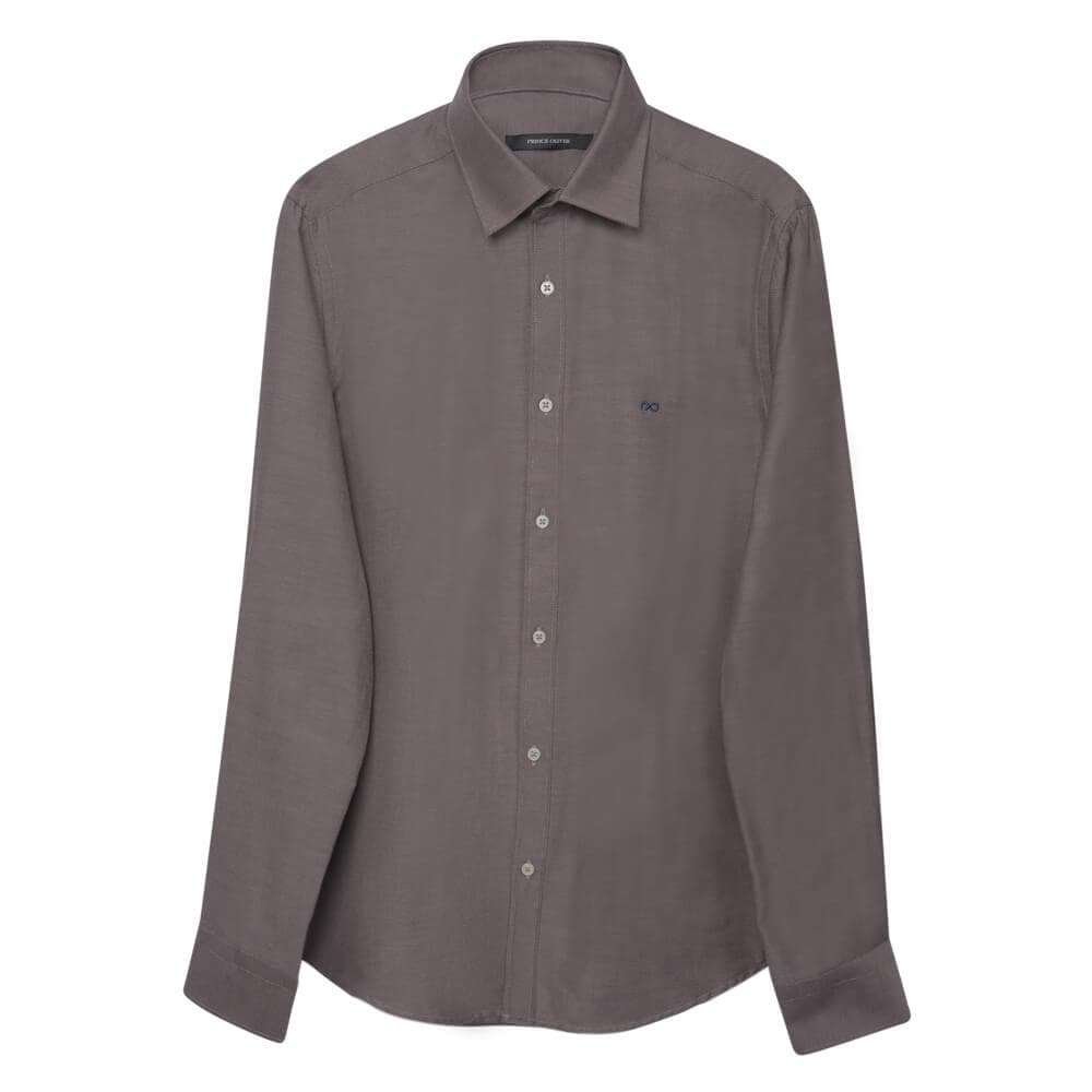 Πουκάμισo Καφέ (Modern Fit)