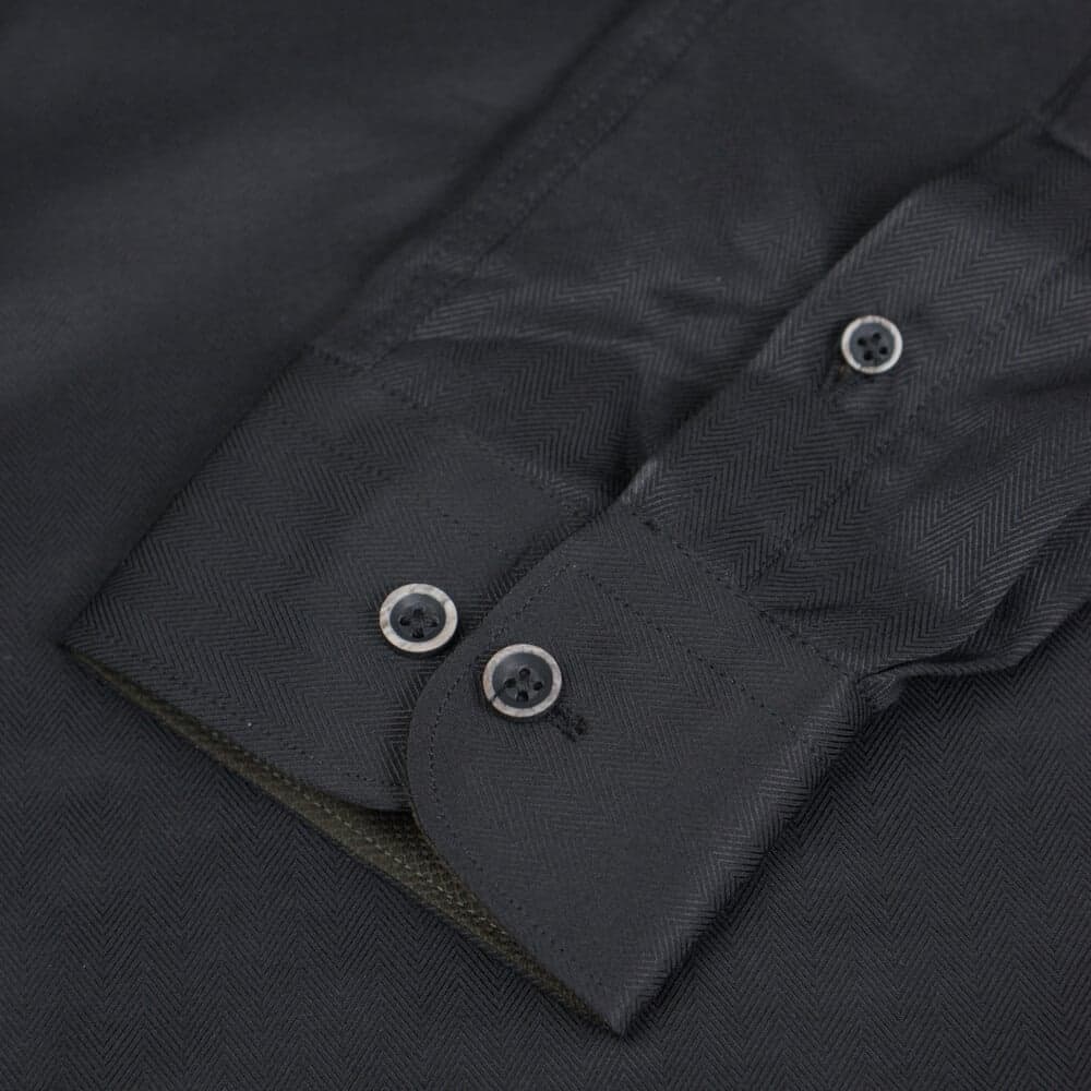 Πουκάμισο Μαύρο Με Μικροσχέδιο (Modern Fit)