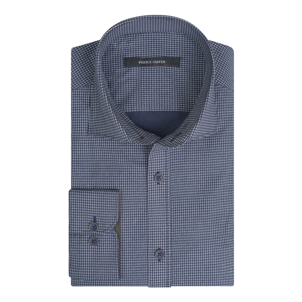 Πουκάμισο Μαύρο Με Σχέδιο (Modern Fit)