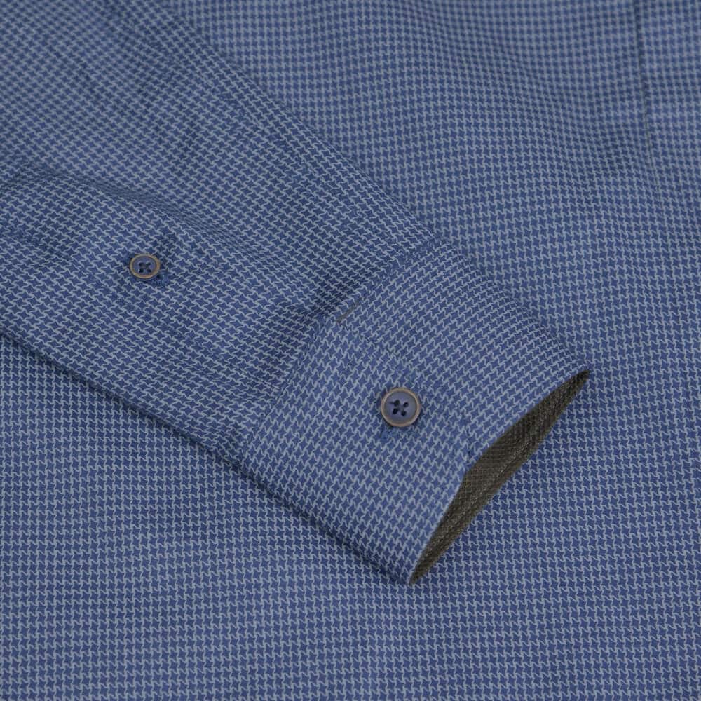 Πουκάμισο Μπλε Με Σχέδιο (Modern Fit)