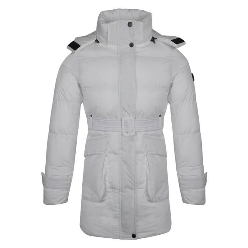 Γυναικείο Padded Jacket Λευκό (Regular Fit) New Arrival