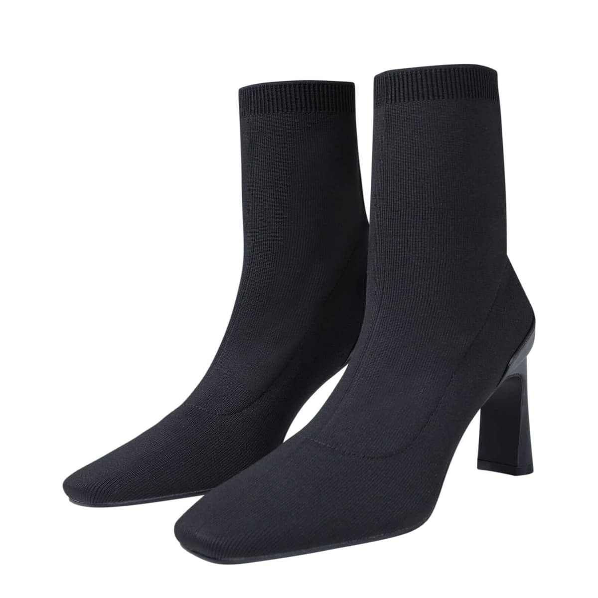 Γυναικείο Μποτάκι Κάλτσα Μαύρο