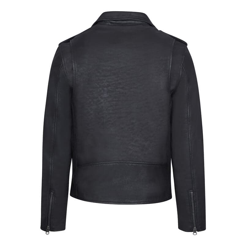 Vintage Perfecto Jacket Μαύρο 100% Leather (Modern Fit)