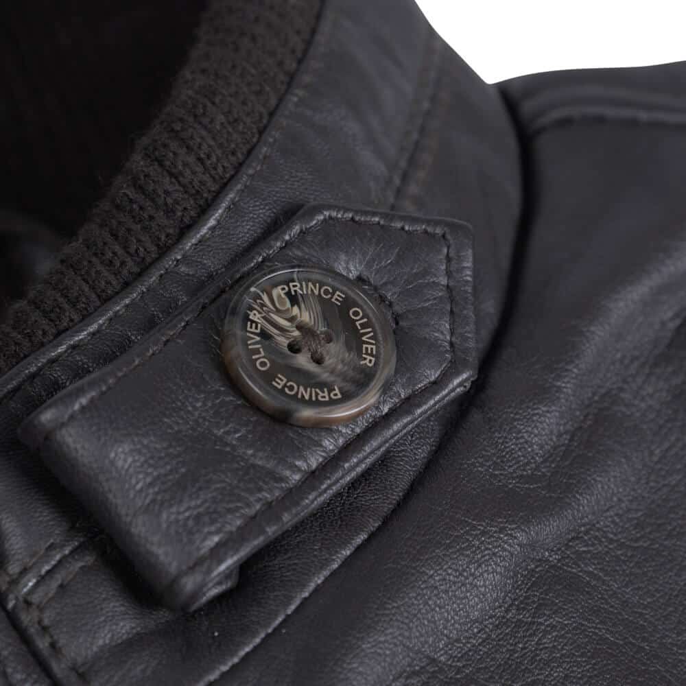 Bomber Καφέ 100% Leather (Modern Fit)