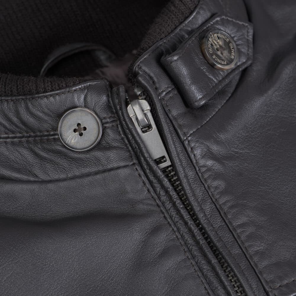 Bomber Καφέ 100% Leather (Modern Fit)