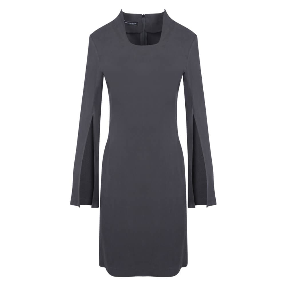 Esmeralda Dress.Φόρεμα Cape Sleeves Μαύρο