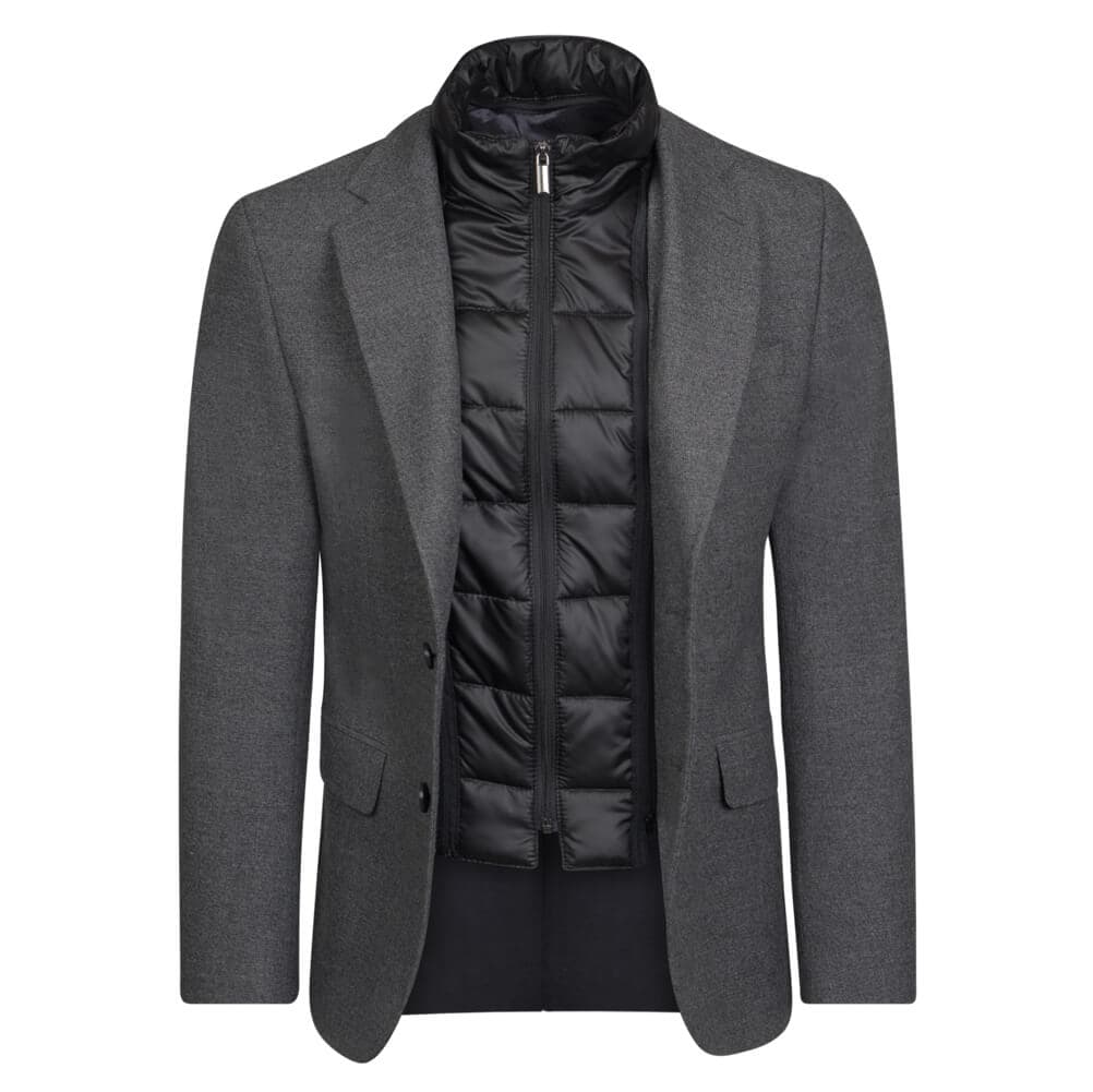 Σακάκι Με Επένδυση Γκρι (Modern Fit)