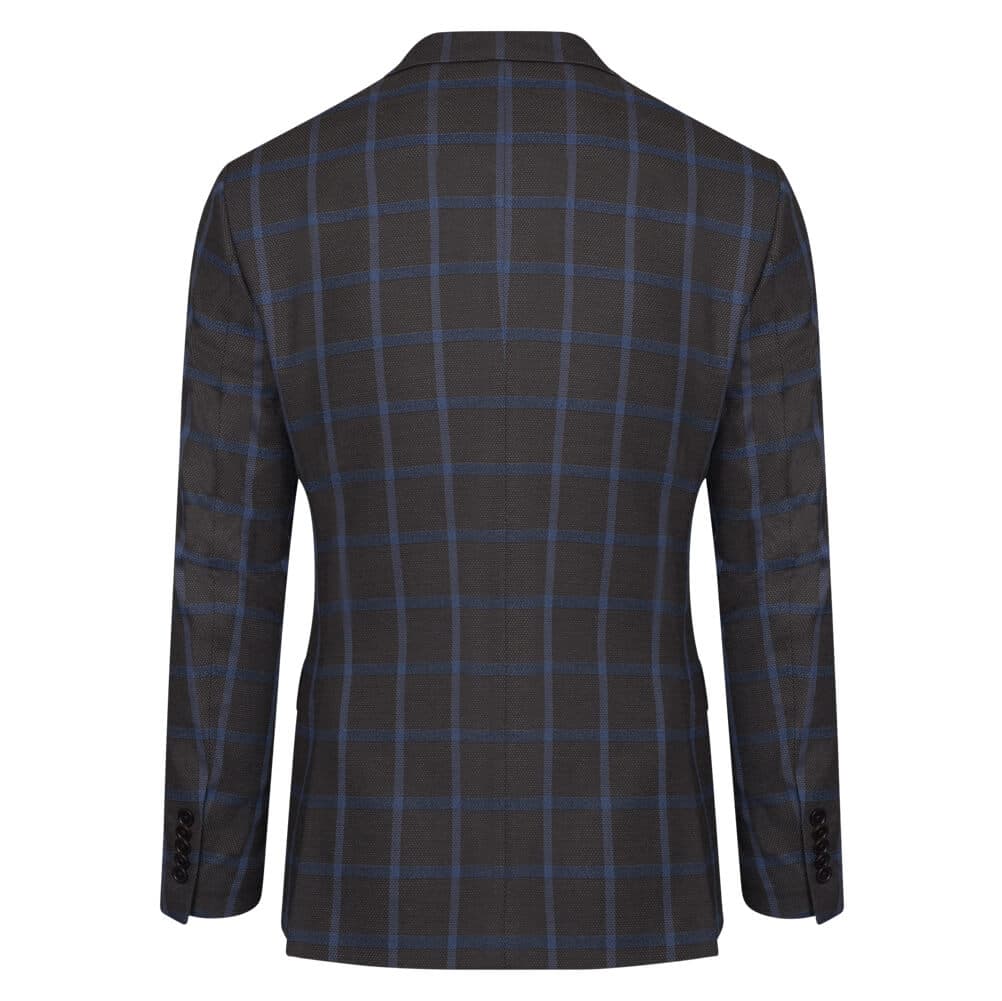 Σακάκι Καρό Καφέ (Modern Fit)