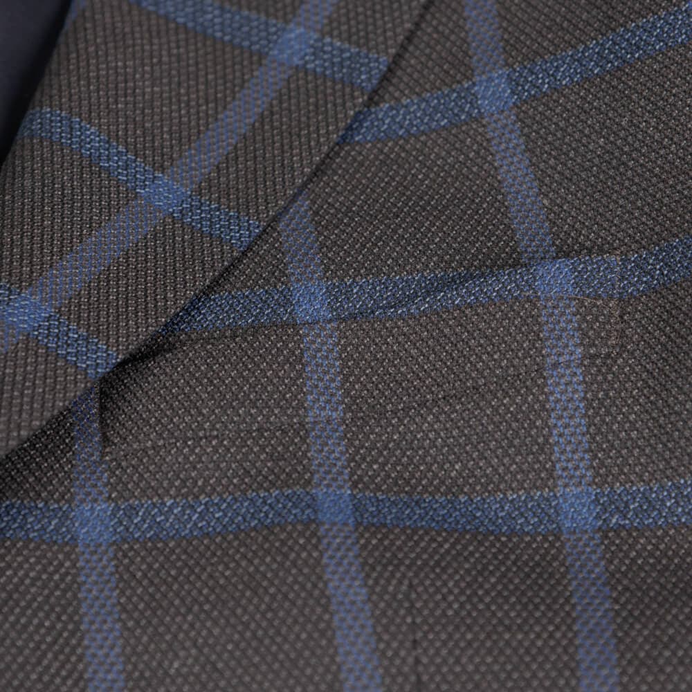 Σακάκι Καρό Καφέ (Modern Fit)