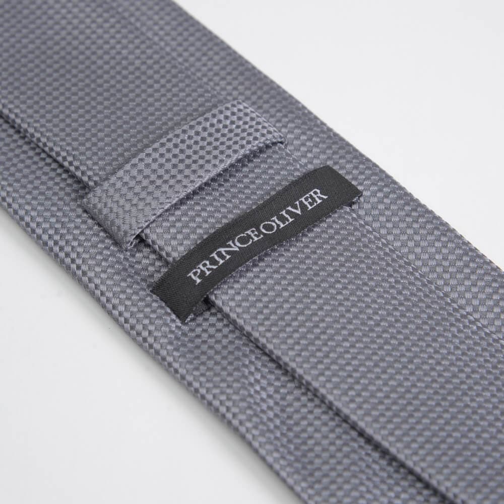 Γραβάτα Γκρι Με Μικροσχέδιο (Φάρδος 7 cm)