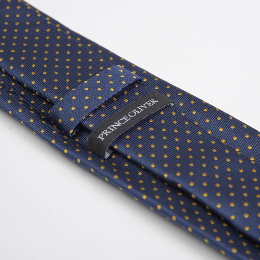 Γραβάτα Μπλε Πουά (Φάρδος 7 cm)