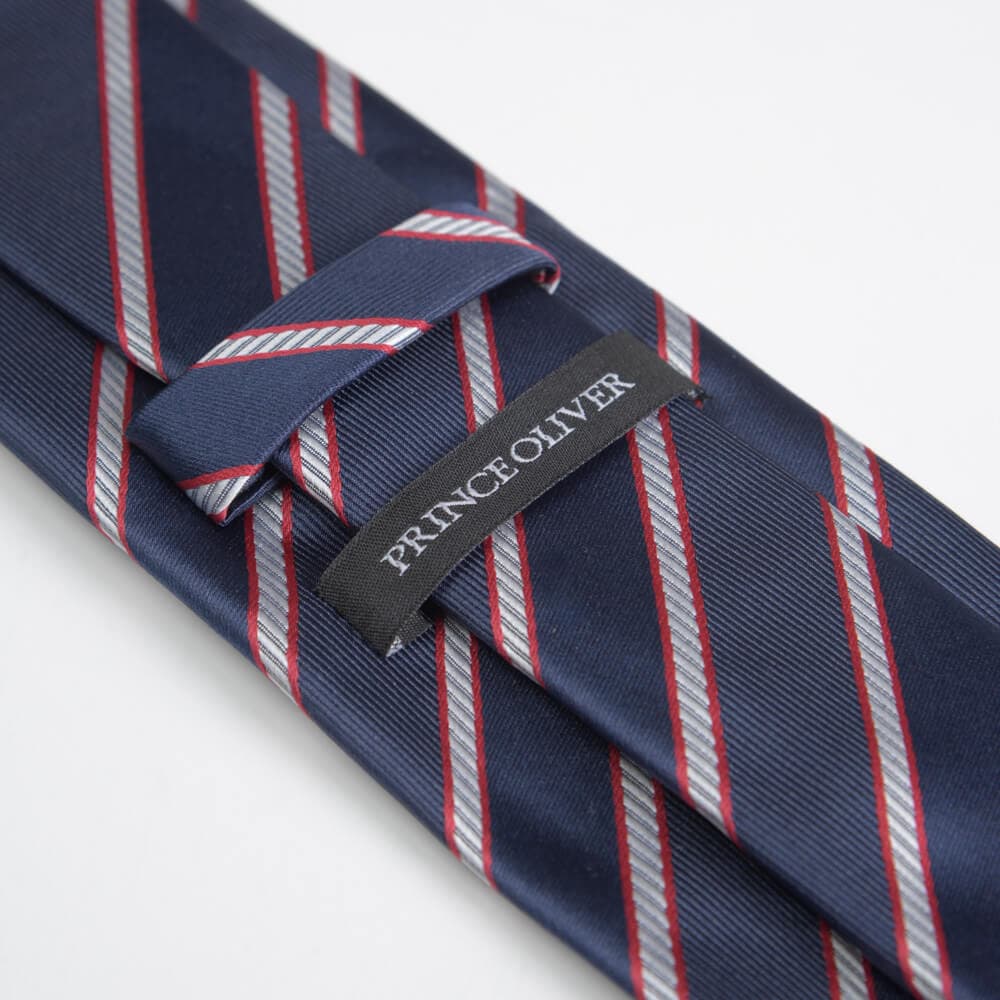 Γραβάτα Μπλε Ριγέ (Φάρδος 7 cm)