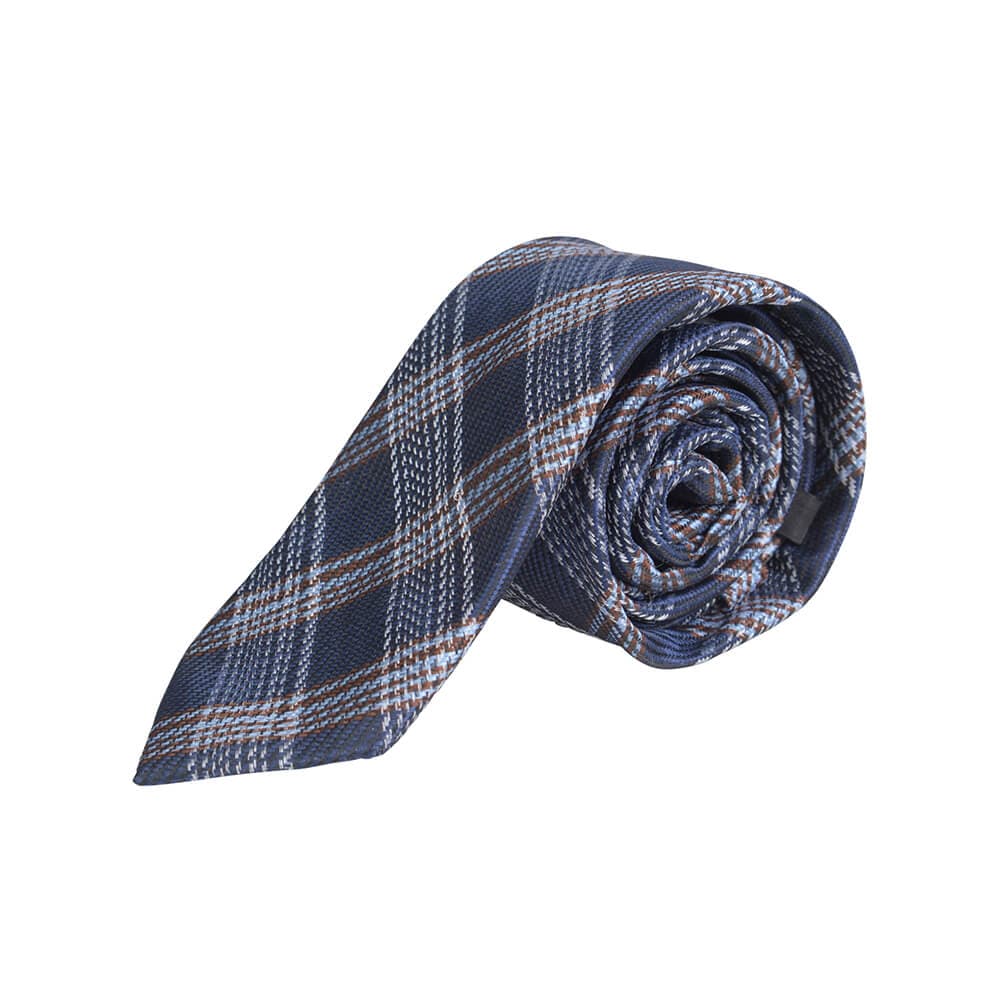 Γραβάτα Μπλε Ριγέ (Φάρδος 7 cm)