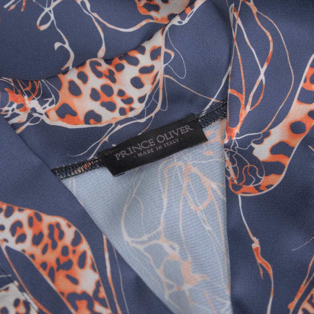 Reina Dress. Φόρεμα Σατινέ Μπλε