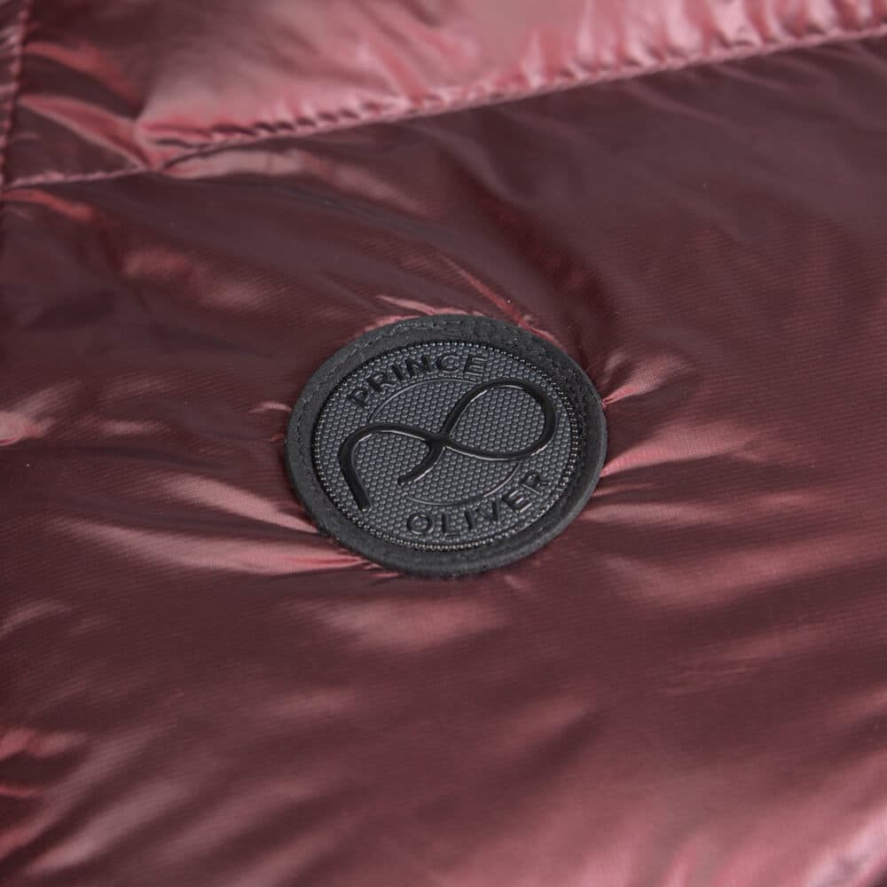 Hooded Luxe Puffer Jacket Κόκκινο (Modern Fit)