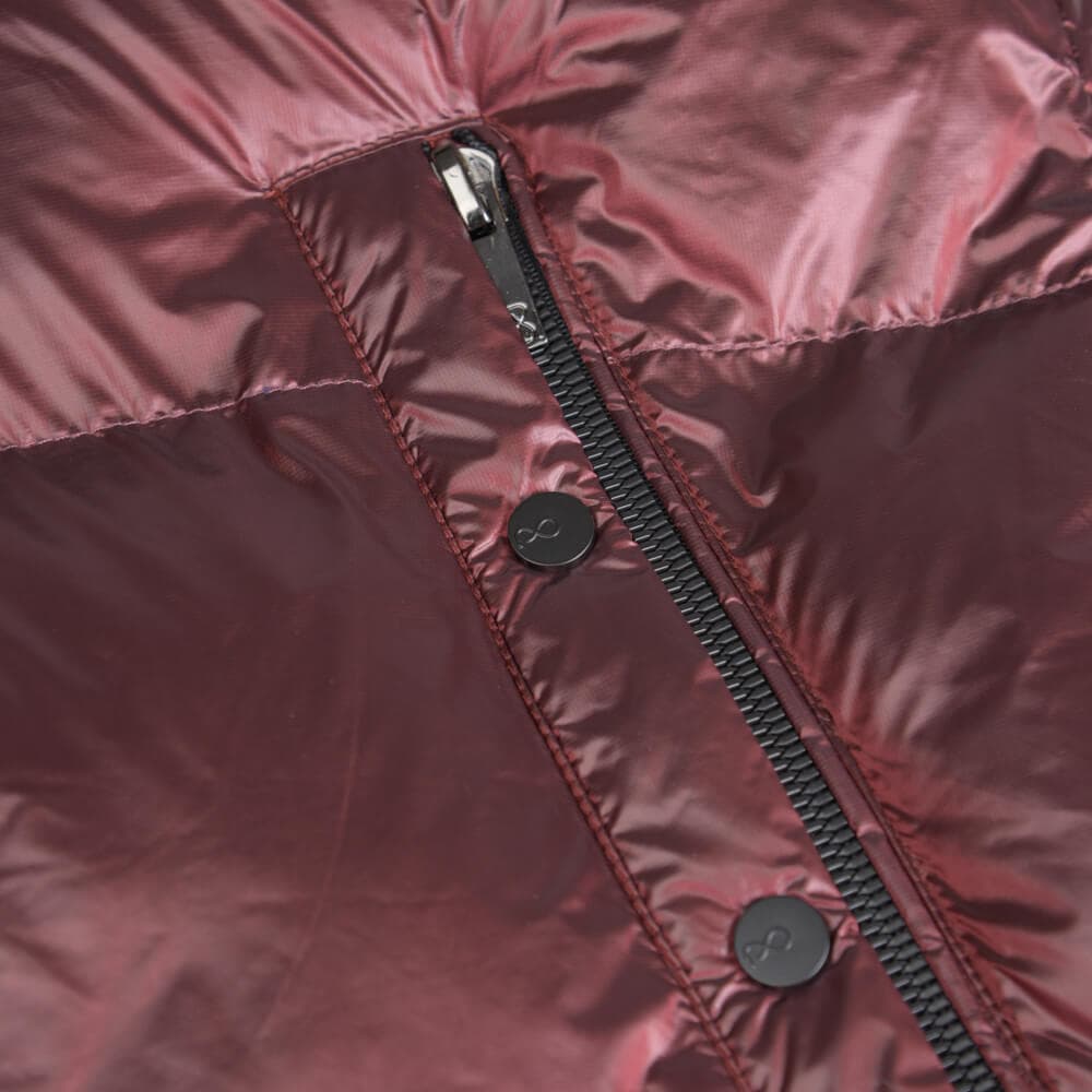 Hooded Luxe Puffer Jacket Κόκκινο (Modern Fit)