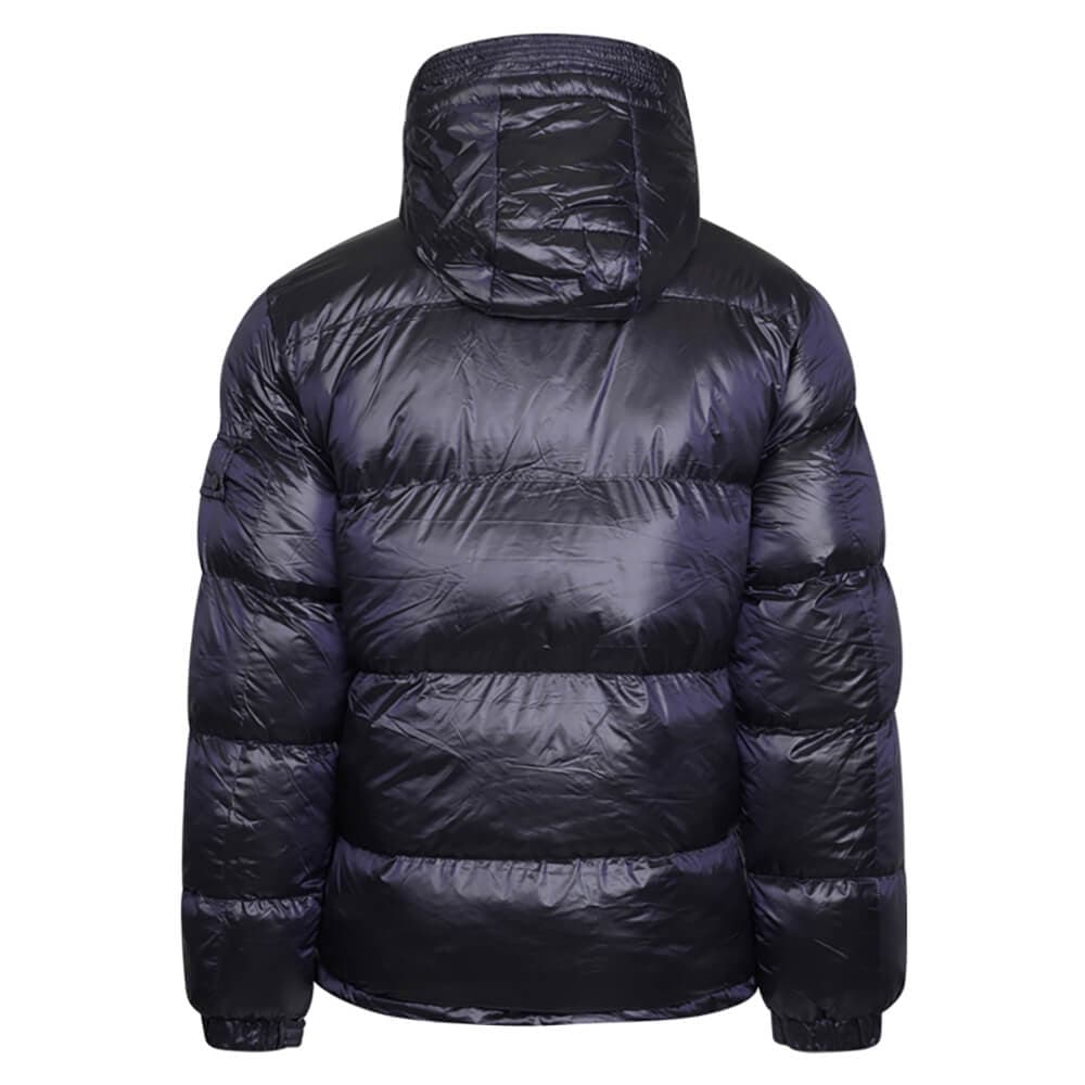 Hooded Luxe Puffer Jacket Μπλε (Modern Fit) New Arrival