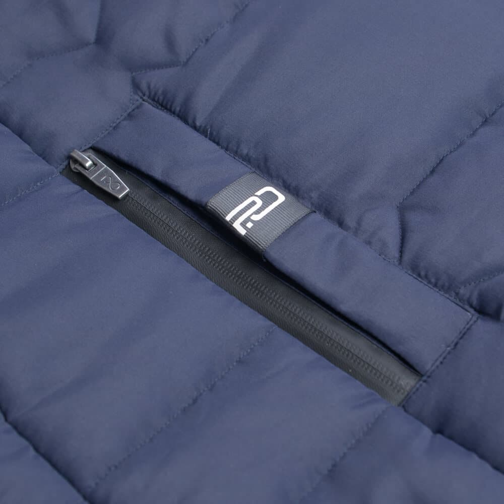 Puffer Αμάνικο Μπουφάν Μπλε (Modern Fit)