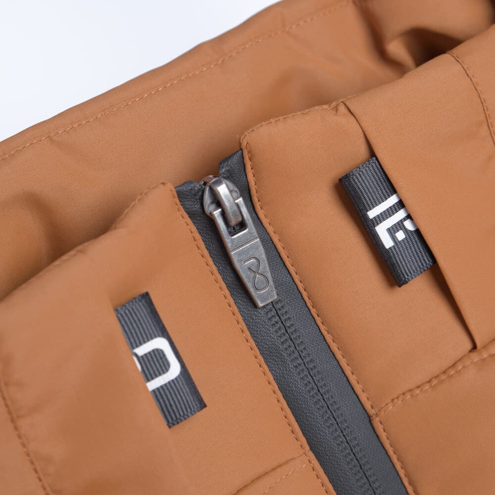 Puffer Αμάνικο Μπουφάν Πορτοκαλί (Modern Fit)