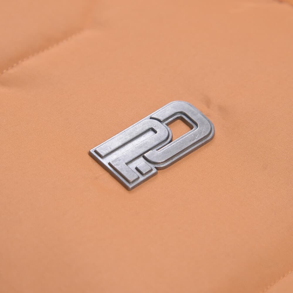 Puffer Αμάνικο Μπουφάν Πορτοκαλί (Modern Fit)