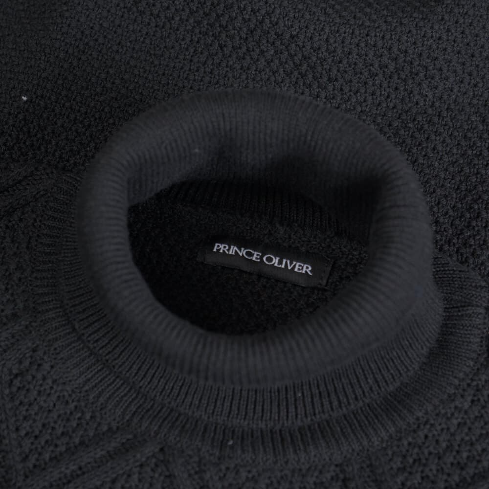 Ζιβάγκο Μαύρο in Cotton (Modern Fit)