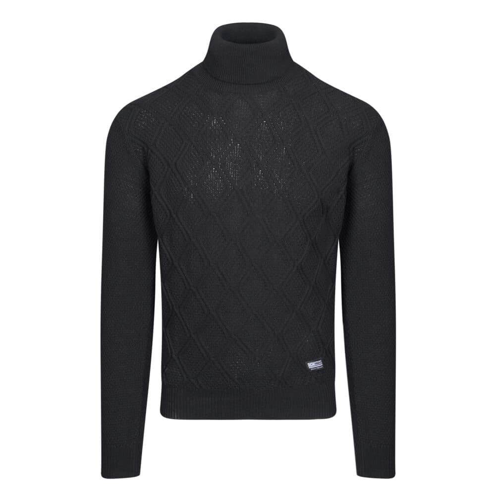 Men's Turtlenecks Prince Oliver Black