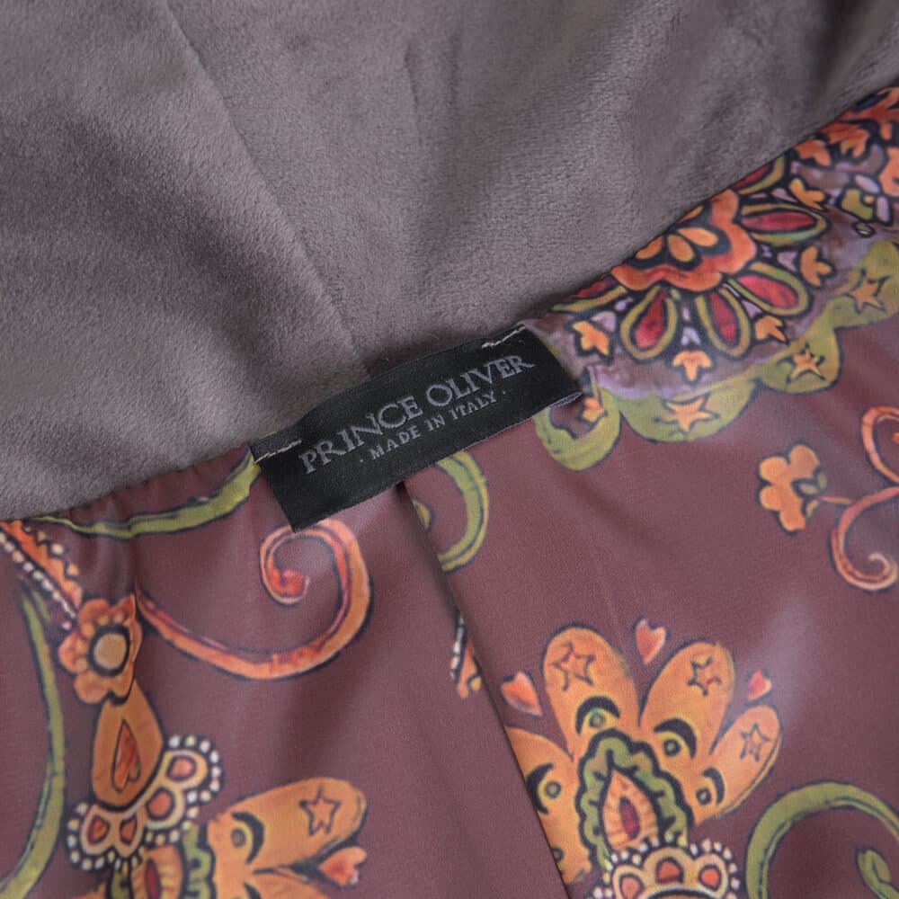 Latifa Blazer.Γυναικείο Velvet Σακάκι Καφέ