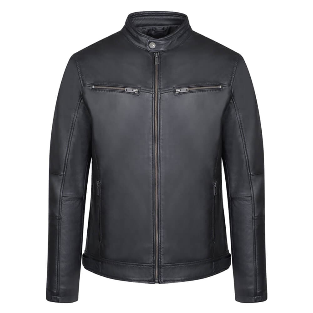 Men's Leather Jackets Prince Oliver Brown