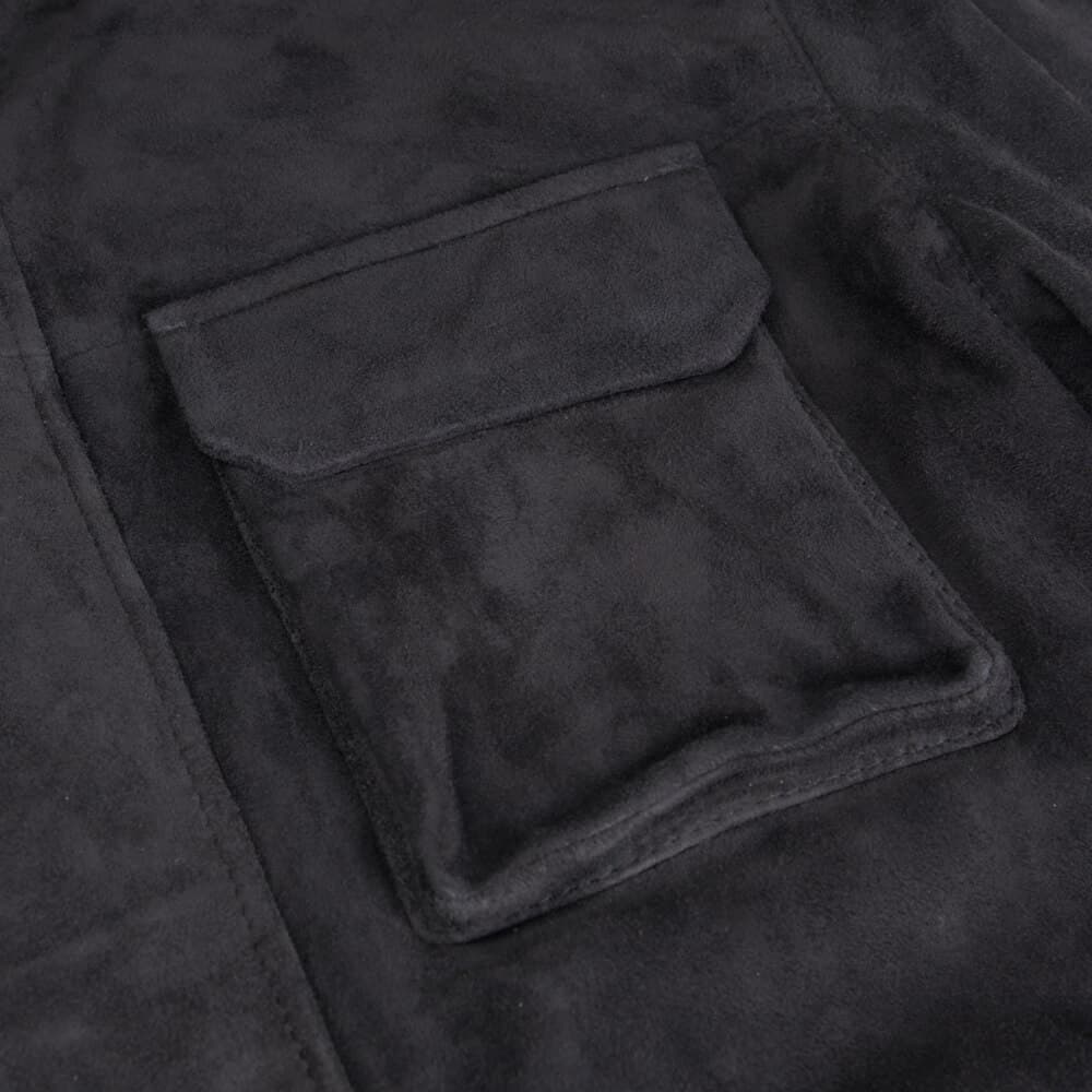 Σουέντ Δερμάτινο Jacket Καφέ (Modern Fit)