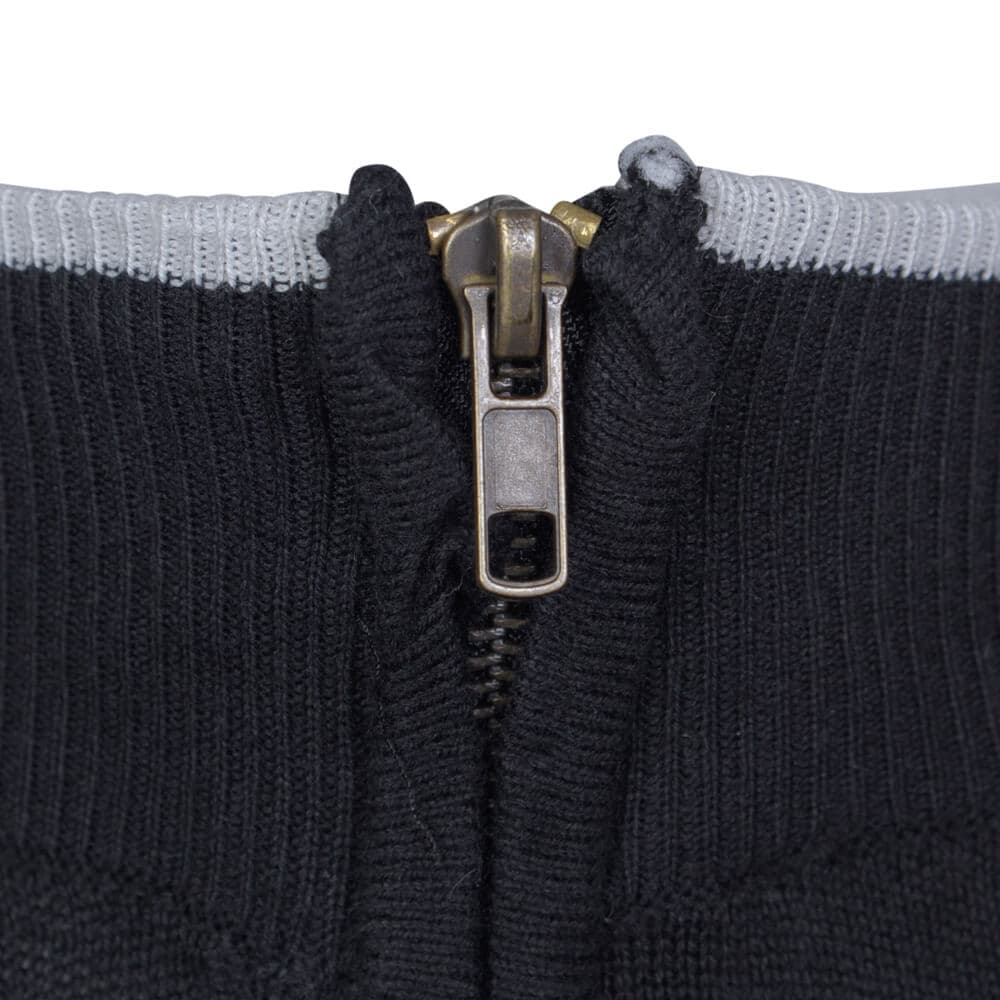 Logo-Embroidered Πλεκτή Ζακέτα Μαυρη (Modern Fit)