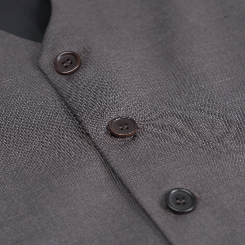 Γιλέκο Κοστουμιού Καφέ (Modern Fit)