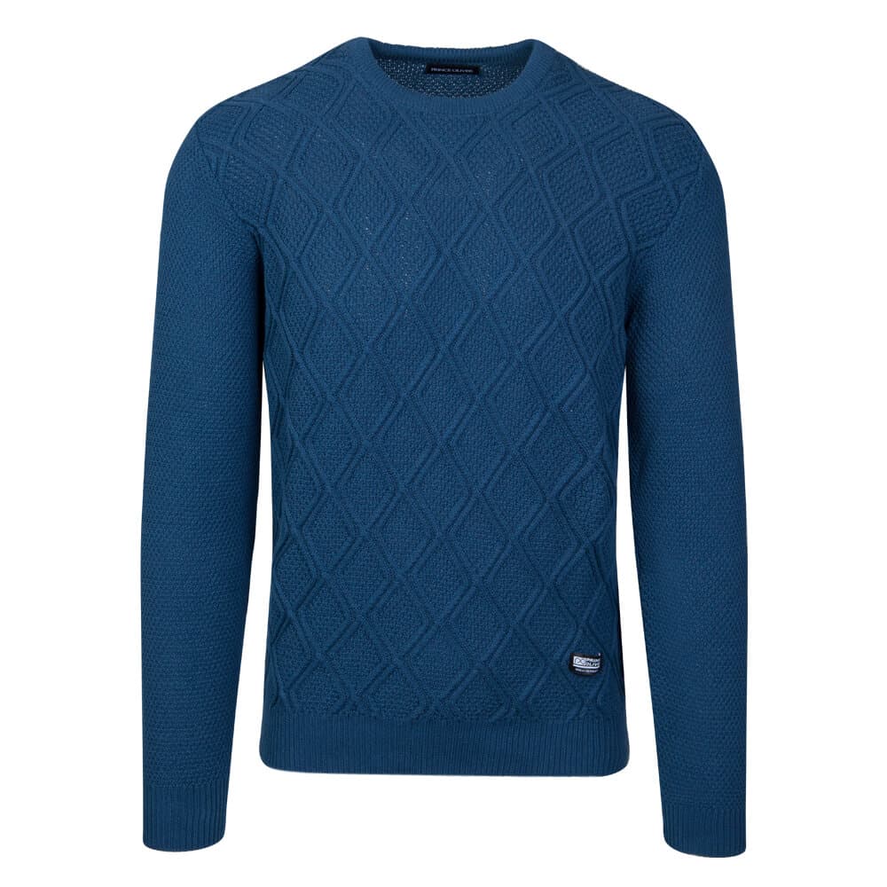 Men's Sweaters Prince Oliver Blue