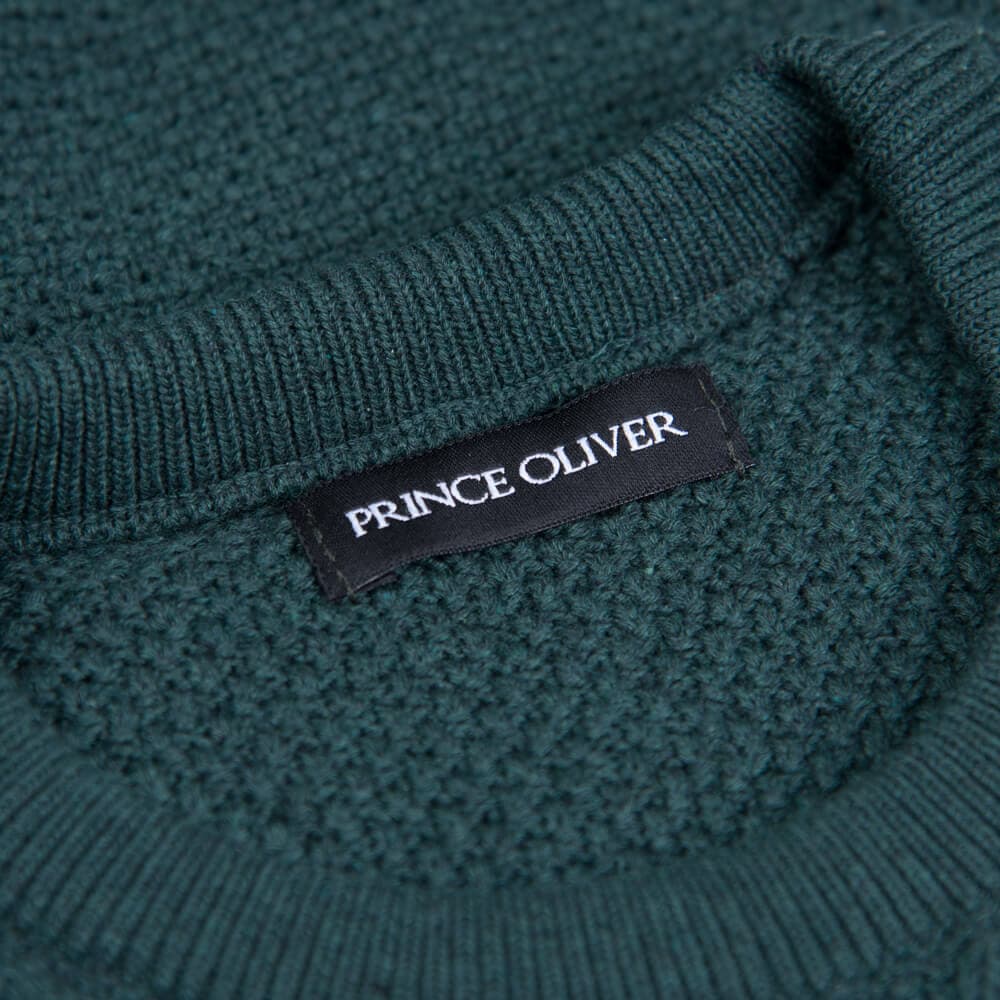 Πουλόβερ Πράσινο Round Neck (Modern Fit)