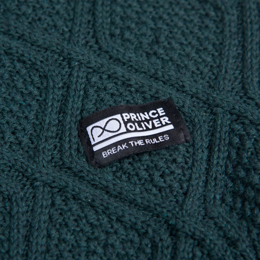 Πουλόβερ Πράσινο Round Neck (Modern Fit)