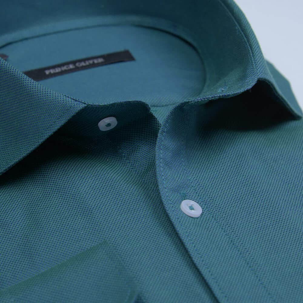 Πουκάμισο Με Μικροσχέδιο Πράσινο (Modern Fit)